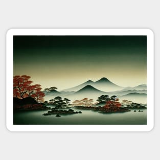 Japan landscape Sticker